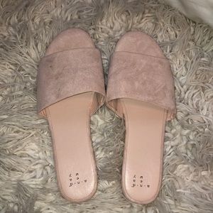 Blush Slide Sandals A New Day